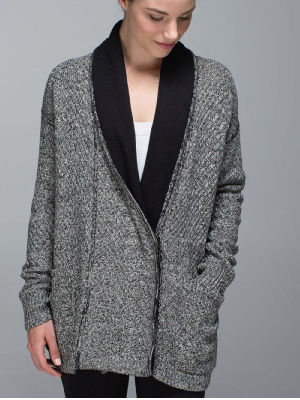 LULULEMON POST PRACTICE CARDIGAN SWEATER